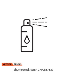 Icon vector graphic of spray, good for web etc design 