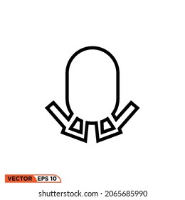 Icon vector graphic of squid food 