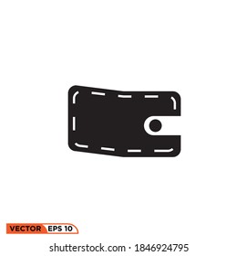Gráfico vectorial de icono de cartera, bueno para símbolo de ilustración de plantilla