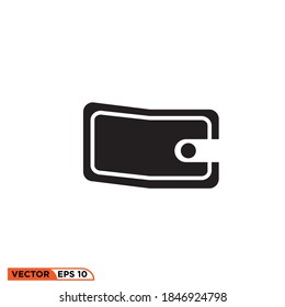 Gráfico vectorial de icono de cartera, bueno para símbolo de ilustración de plantilla