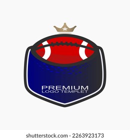Icono vectorial gráfico del mundial americano de fútbol de fútbol de fútbol. vector