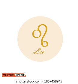 Icon vector graphic of zodiac, good for template illustration