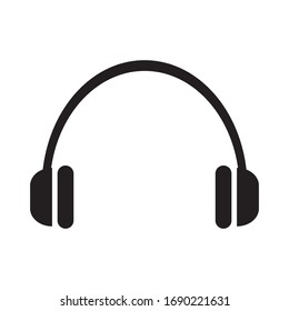 icon vector headset with white background from esp 10