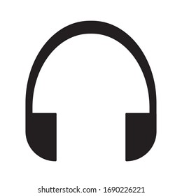 icon vector headset with white background from esp 10
