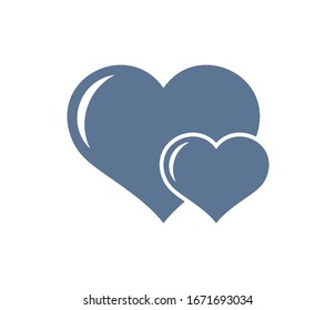 Icon vector heart, Valentine's Day, love, key of happiness, holiday.