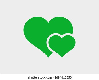 Icon vector heart, Valentine's Day, love, key of happiness, holiday.