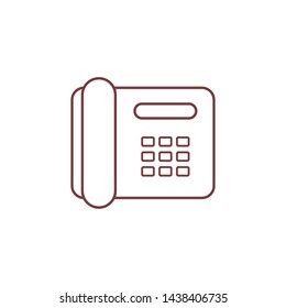  icon vector for home phone