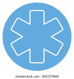 Icon Vector of Hospital 3 - Blue Eyes Style - Simple illustration, Editable stroke, Design template vector, Good for prints, posters, advertisements, announcements, info graphics, etc.