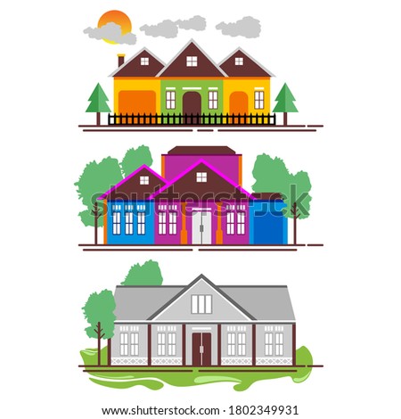 Icon Vector House. Great for address wedding icons.