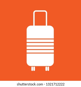 Icon vector illustration of a baggage, EPS10.