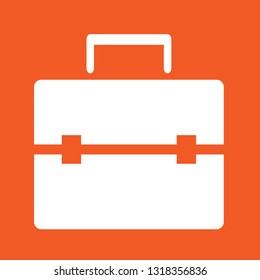 Icon vector illustration of a briefcase, EPS10.