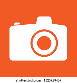 Icon vector illustration of camera, EPS10.