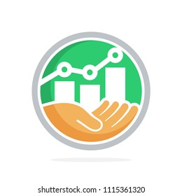 icon vector illustration with the concept of business investment management, business prospect planning, management of economic growth, business management sales-marketing.