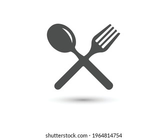 Icon Vector Illustration Element, Spoon and Fork Concept , Using For greeting cards,