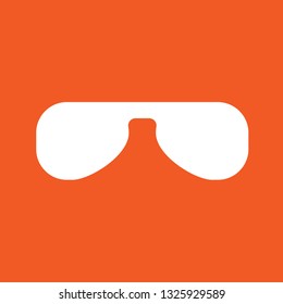 Icon vector illustration of eye glasses, EPS10.