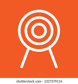 Icon vector illustration of goal, target, EPS10.
