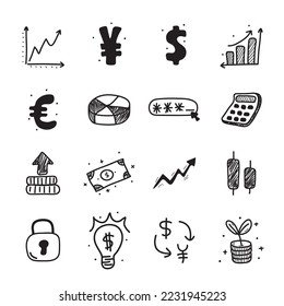 icon vector illustration Growing money. finance, savings, profit concept, Investment. flyer, poster, banner, advertising. 
