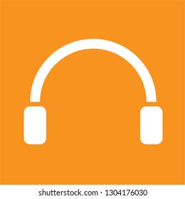 Icon Vector Illustration of a Headset, EPS10.