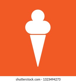 Icon vector illustration of ice cream, EPS10.