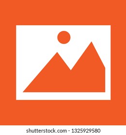 Icon vector illustration of image, picture, EPS10.