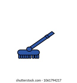  icon, vector, illustration, logo, designer, isolated, interior,floor brush
