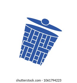  icon, vector, illustration, logo, designer, isolated, interior,trash can
