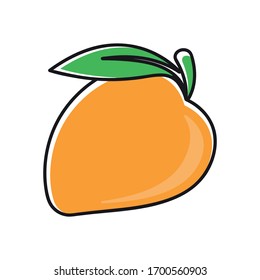 Icon vector illustration for mangoes