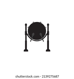 Icon Vector illustration of Ramadan drum.