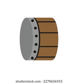 Icon Vector illustration of Ramadan drum.