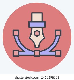 Icon Vector Illustration. related to Creative Concept symbol. color mate style. simple design editable. simple illustration