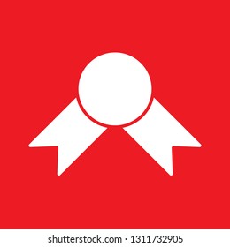 Icon vector illustration of Ribbon, EPS10.