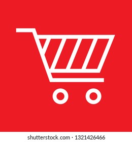 Icon Vector Illustration Of Shopping Kart, EPS10.