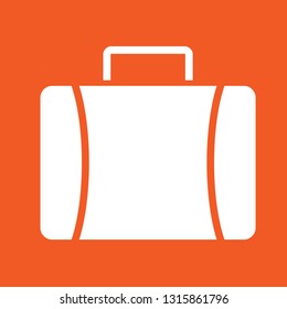 Icon vector illustration of suitcase.  