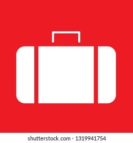 Icon vector illustration of a suitcase, EPS10