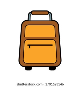 Icono de ilustración vectorial para maletas