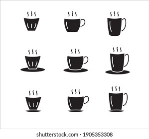 Icon vector illustration symbol graphic of coffee monochrome