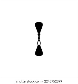 Icono Vector Ilustración Símbolo Reloj de espada dos uno