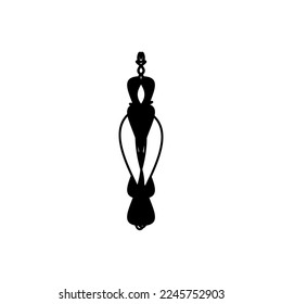 Icon Vector Illustration Symbol Sword Clock Two One