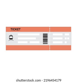 icon vector illustration of ticket paper for access