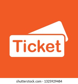 Icon vector illustration of tickets, EPS10.