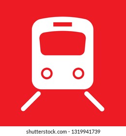 Icon vector illustration of a train, EPS10