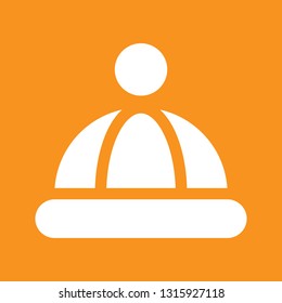 Icon vector illustration of a warm cap.