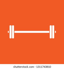 Icon vector illustration of weight lifting, EPS10.