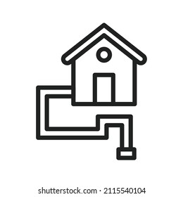 Icon vector image. Can also be used for Real Estate. Suitable for mobile apps, web apps and print media.