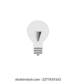 icon vector light bulb illustration design