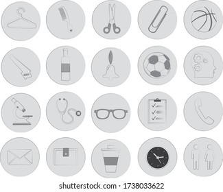 icon vector line for work in web