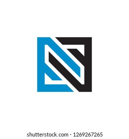 icon vector logo n or nf design initial