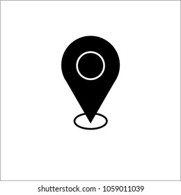 icon vector mark travel logo web map sign symbol home point