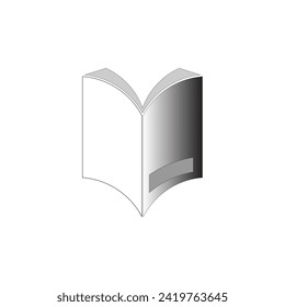 icon vector open book illustration design