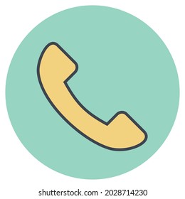 Icon Vector of Phone - Lineal Color Style - simple illustration. Editable stroke. Design template vector.outline style design.Vector graphic illustration